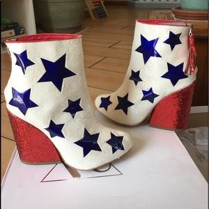 USA 🇺🇸 GLITTER  BOOTIES!